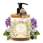 Panier des Sens - Liquid Hand Soap - Verbena Hand Wash - Foaming Hand Soap with Coconut Oil - Refillable Kitchen & Bathroom Hand Soap - French Marseille Savon a Main 97% Natural Ingredients - 500ml