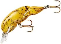 Rebel Lures Original Realistic Crawfish Crankbait Fishing Lure, Natural Tan, Wee (5-7 ft Depth)