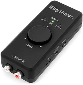 IK Multimedia iRig Stream | Streaming audio interface for iPhone, iPad and Mac/PC