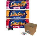 Jaffa Cakes Selection 9-Pack Bundle: Original X 3, Raspberry X 3 & Cherry X 3 (Total 9-Pack)