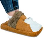 Things2KeepUWarm Heated Foot Muff Highland Cow - Hot Water Bottle Feet Warmer for Home, Office