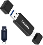 Thkailar Portable SSD Solid State Drive 1TB USB Flash Drive Fast Speed 1000MB/s Read Transmission Type C to Type A Port Thunderbolt 3 Flash Drive for PS4/PS5, Computer, Android Phone