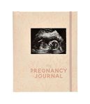 Pearhead Little Bundle of Joy Pregnancy Journal, Keepsake Pregnancy Memory Book with Sonogram Photo, First Through Third Trimester Pregnancy Milestone Tracker with Ultrasound Photo Cover, Blush Leaf