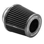 PRORAM Universal 3" 76mm ID Neck Performance High Flow Induction Cone Air Filter