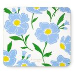 kate spade new york Leatherette Mouse Pad, 9" x 8" Mouse Mat with Non-Slip Back, Cute Mouse Pad for Office Desk Sunshine Floral