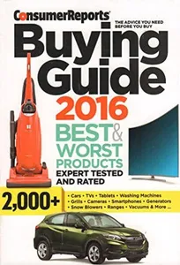 Consumer Reports Buying Guide 2016 - Book