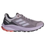 adidas Women's Terrex Rider Gore-TEX Trail Running Shoes, preloved fig/Silver Dawn/Orange, 6 UK