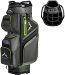UNIHIMAL 15-Way Golf Cart Bag, Premium Anti-Shake Divider Top Golf Bag with Comfortable Handles, Magnetic Pocket and Rain Cover