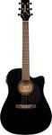 Jasmine Acoustic/Electric Guitar (JD39CE-BLK) - Black