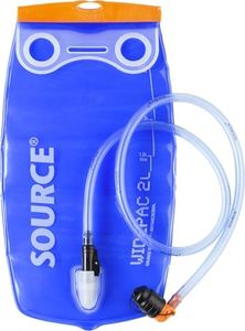 Source Wasserbehälter Widepac Trinkblase, transparent/Blau, 2 Liter