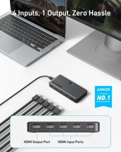Anker 4K HDMI Switch 4x1 – 4-Port Ultra HD HDMI Selector