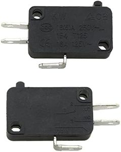 KW7-0 Contact Switches ZZHXSM 2pcs Microwave Push Button 1NO 1NC Contact Micro Switches Normally Open Close Limit Switch KW7-0 Micro Switch
