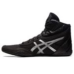 ASICS Men's MATCONTROL 3 Wrestling Shoes, Black/Pure Silver, 9 UK