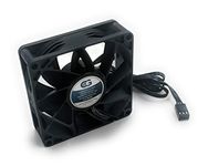 Coolerguys 12vDC Waterproof IP67 Fan (High Speed, 80x25mm)