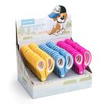 Astrowinter Kids Scissors (36 Count Teacher Pack, Rounded-tip, 14 cm) - 5.5'' Soft Touch Blunt School Student Scissors Shears AW-003-R36