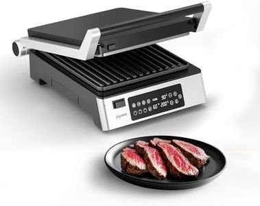 JOYAMI Sandwich Toaster and Panini Press Grill, Toastie Maker, 2200W Fast Heating with Non-Stick Plates, Electric Grill, Removable Plate, Smokeless, Easy-to-Clean, Small Kitchen and Indoor grill