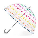 Totes by Totes Kid's Clear Bubble Umbrella Umbrella, Dots