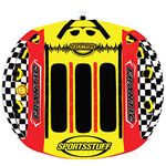 SportsStuff Half Pipe Frantic | 1-3 Rider Towable Tube for Boating