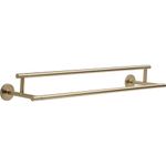 Delta Faucet 75925-CZ Trinsic 24inch Double Towel Bar Rack, Champagne Bronze