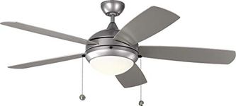 Monte Carlo 5DIW52PBSD Ceiling Fan, 52", Painted Brushed Steel