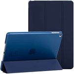 Smart Case for iPad 9.7-Inch Air 1 1st Gen (2013), iPad Air 2 2nd Gen (2014), iPad 5th Gen (2017) iPad 6th Gen (2018) With Auto Sleep/Wake, Magnetic Lightweight Protective Tablet Cover (Blue)