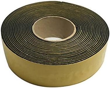 Frost King IT30/8 Rubber Insulation Tape, 2in Wide x 1/8in Thick x 30ft Long, Black