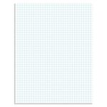 TOPS 33041 Quadrille Pads, 4 Squares/Inch, 8 1/2 x 11, White, 50 Sheets