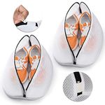 Trainer Washing Machine Bag 2 Pack, Durable Zipper Shoe wWashing Machine Bag, Shoe Laundry Bag, shoe cleaning bag, Multi-Protection Shoe Wash Bag for Sneakers, Socks, Bras - Ideal for Storage & Travel