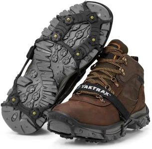 Yaktrax Spikes for Walking on Ice and Snow (1 Pair), :Large/X-large (Shoe Size: W 9.5+/M 8-12) , Black