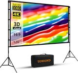 TOWOND Projector Screen and Stand, 