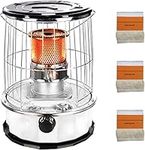 Kerosene Heater Portable Kerosene HeaterIndoor Use Portable 6L Kerosene Stove Heater,Large Kerosene Heaters for Indoor Use,Non Electric Heater with 3 Wicks