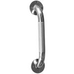 DMI Textured Steel Grab Bar for Bath and Shower Safety, 12 inch, Silver