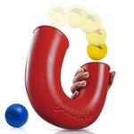 pindaloo Juggling Skill Toy 2 Balls an Exciting New Game for Kids Teens and Adults Play Have a Whole Lot of Fun Developing Motor Skills and Learning to Juggle (red)