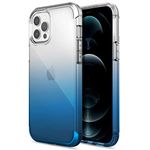 X-Doria Raptic iPhone 12 Pro Max Case, Air Anodized Aluminum Protection Case/Cover Designed for iPhone 12 Pro Max 5G 6.7-inches 2020 (Military Drop Tested) - Blue Gradient