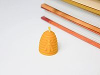 Small Beehive - cute beeswax candle | 100% Natural Gift | Handmade Beeswax Candles | Non-Toxic & Clean Burning Candle | Light from the Bees