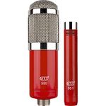 MXL 550/551R Microphone Ensemble (Red/Chrome)