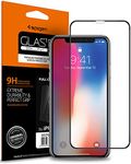 Spigen Full Coverage Tempered Glass Screen Protector for iPhone 11 Pro and iPhone XS and iPhone X - 1 Pack