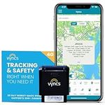 GPS Tracker VyncsPro 4G No Monthly Fee OBD Car Tracker Real Time GPS 1 Year Data Plan Included 60 Seconds GPS, Live Map, Teen Unsafe Driving Alert, Car Health, Recall, Fuel Report (Grey)