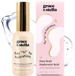 grace & stella Award Winning Hyaluronic Acid Serum for Face (50ml) Hydrating Hyaluronic Acid - Acide Hyaluronique Face - Anti Aging Serum to Hydrate, Remove Fine Lines, Wrinkles, Boost Collagen