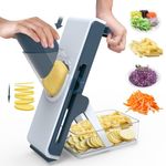 Vegetable Chopper Vegetable Cutter Mandoline Vegetable Slicer - Veggie Onion Potato Salad Food Chopper Manual-Veg Chopper Kitchen Tools & Gadgets (Midnight Blue)