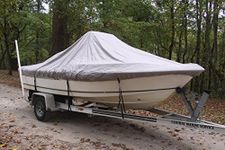 VORTEX Heavy Duty Grey/Gray Center Console Boat Cover for 19'7" - 20'6" Boat