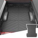 powoq Truck Bed Mat Compatible with 2015-2023 Ford F150 6.5 FT TPE Truck Bed Liner mat All Season Protection Replacement for 2015-2020 2021 2022 2023 Ford F150 Accessories(6.5 FT Long Truck Bed Mat)