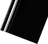 Starlite Enterprises Black Privacy Window Mirror Film One Way Tint Glass Tint for Home UV Blocking Self Static Cling Vinyl Glass Film Door Window/Anti UV Decorative Privacy(Black Film - 2 x 12 Feet)