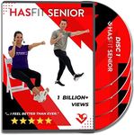 HASfit Exercises for Seniors DVD - 4 Discs - 16 Senior Workouts for Balance, Weight Loss, Flexibility, Cardio, Strength, Yoga Fitness, Seated Chair Exercise For Beginners, Elderly - 3 Programs