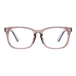 Maxjuli Blue Light Blocking Glasses,Computer Reading/Gaming/TV/Phones Glasses for Women Men(Light Coffee)