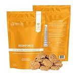 REINFORCE Pet Supplement, for DOGS/CANINES - Chews (Large Breed) 200g | Calming Hemp Supplement | Hip Dysplasia | Heart Health | Joint Mobility | Blood Circulation | Healthy Skin and Coat | Cartilage Repair | Depression | Separation Anxiety ~ Burdock R...