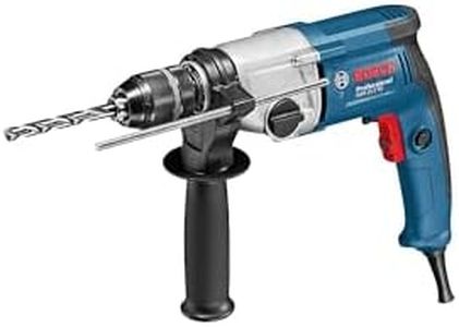 Bosch Professional GBM 13-2 RE Drill (750 W, 240 V, incl. 13 mm Precision Chuck, Auxiliary Handle, 210 mm Depth Stop, in Carton)