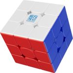 Hawkister MoYu RS3M V5 2023 Magnetic Dual Adjustment 3x3 Speed Cube, Professional 3x3x3 Puzzle Cube Stickerless RS3M V5 Magnetic Cube (Magnetic Dual Adjustment)