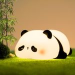 SWEETFULL Night Light Kids Baby - Lamp for Bedroom, Colour Changing Panda Night Light, Silicone Portable Night Light for Children Boy Cute Gifts Room Decor Bedroom Lamps Girls