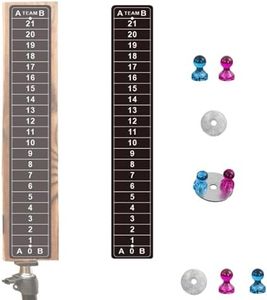 Cornhole Scoreboard Tracker Steel Score Keeper: Durable Corn Hole Scoreboards for Easy Score Tracking Corn Hole Games Ladder Ball Toss Game Pop Darts Popdarts Game (1 Pack-Vertical)
